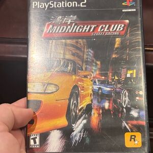 Sony PlayStation 2 Midnight Club Street Racing Game - Black, Orange